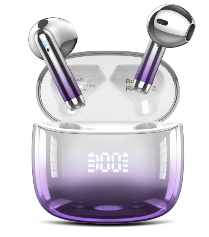 Bluetooth Earphones Purple