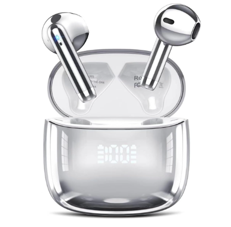 Bluetooth Earphones Silver